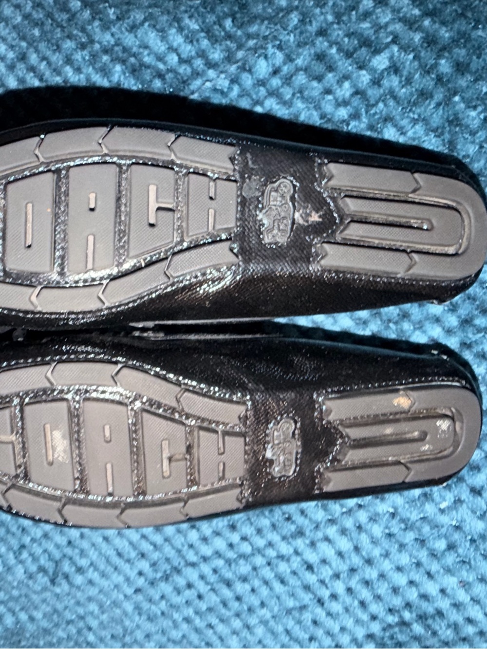 Coach Margot Leather Loafers - Black - Picture 6 of 8